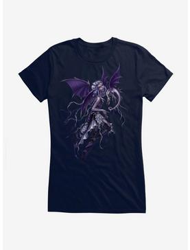 Fairies By Trick Dragon Fairy Girls T-Shirt, NAVY, hi-res