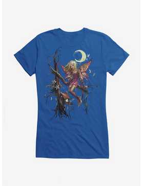Fairies By Trick Sitting Fairy Girls T-Shirt, ROYAL, hi-res