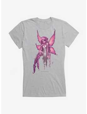 Fairies By Trick Blossom Wing Fairy Girls T-Shirt, HEATHER, hi-res