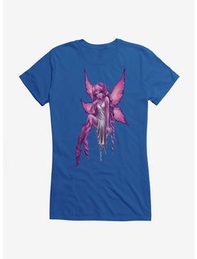 Fairies By Trick Blossom Wing Fairy Girls T-Shirt, ROYAL, hi-res