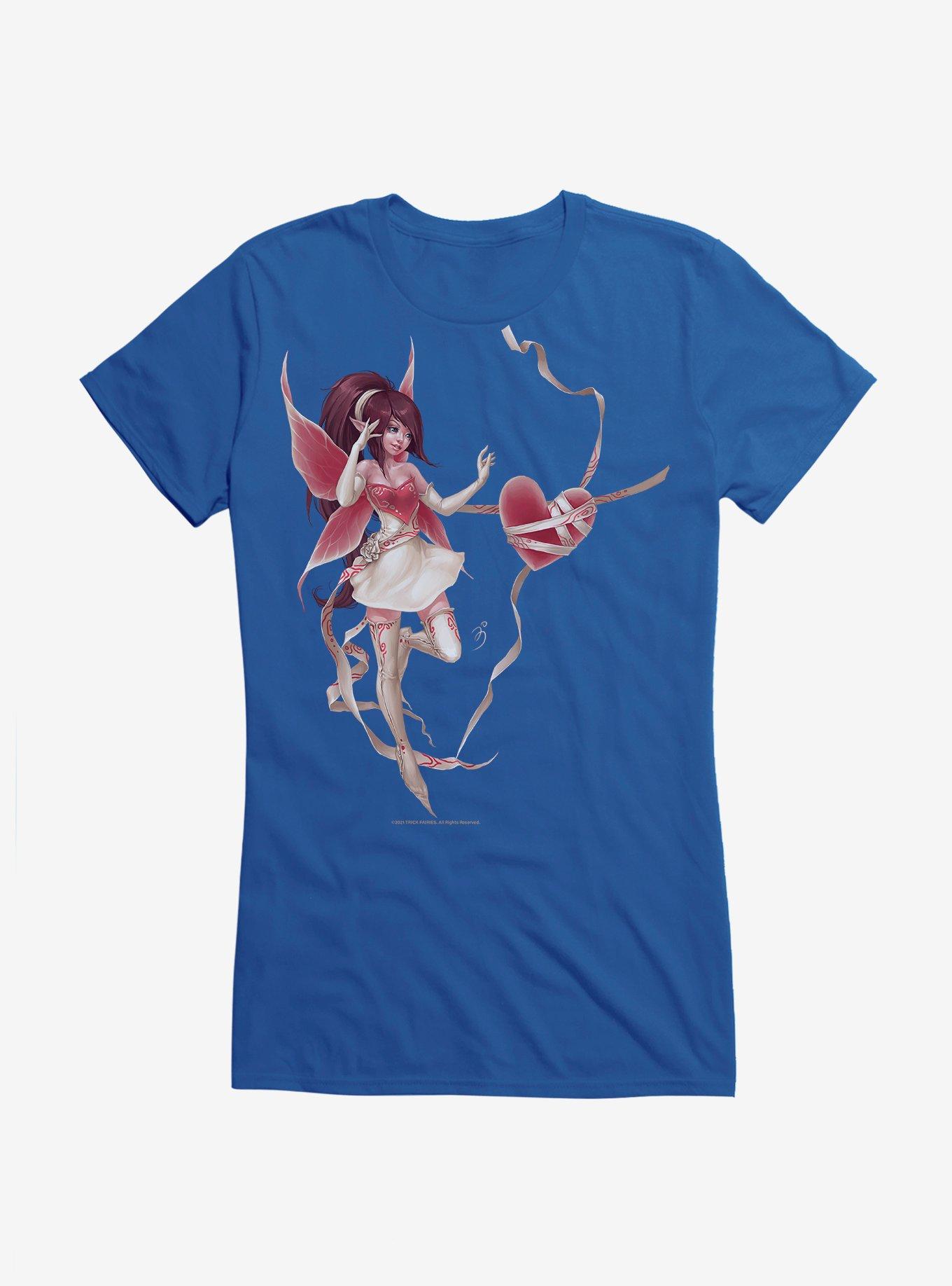 Fairies By Trick Lovely Fairy Girls T-Shirt, ROYAL, hi-res