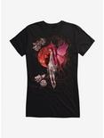 Fairies By Trick Red Moon Fairy Girls T-Shirt, BLACK, hi-res
