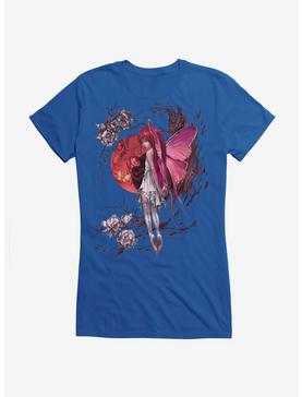 Fairies By Trick Red Moon Fairy Girls T-Shirt, ROYAL, hi-res