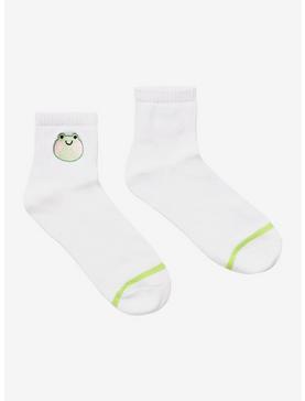 Kawaii Frog Embroidered Ankle Socks, , hi-res
