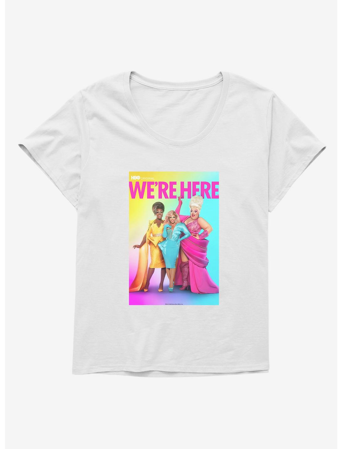 We're Here TV Poster Girls T-Shirt Plus Size, , hi-res