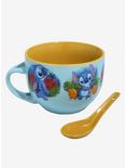 Disney Lilo & Stich Watercolor Soup Mug & Spoon, , hi-res
