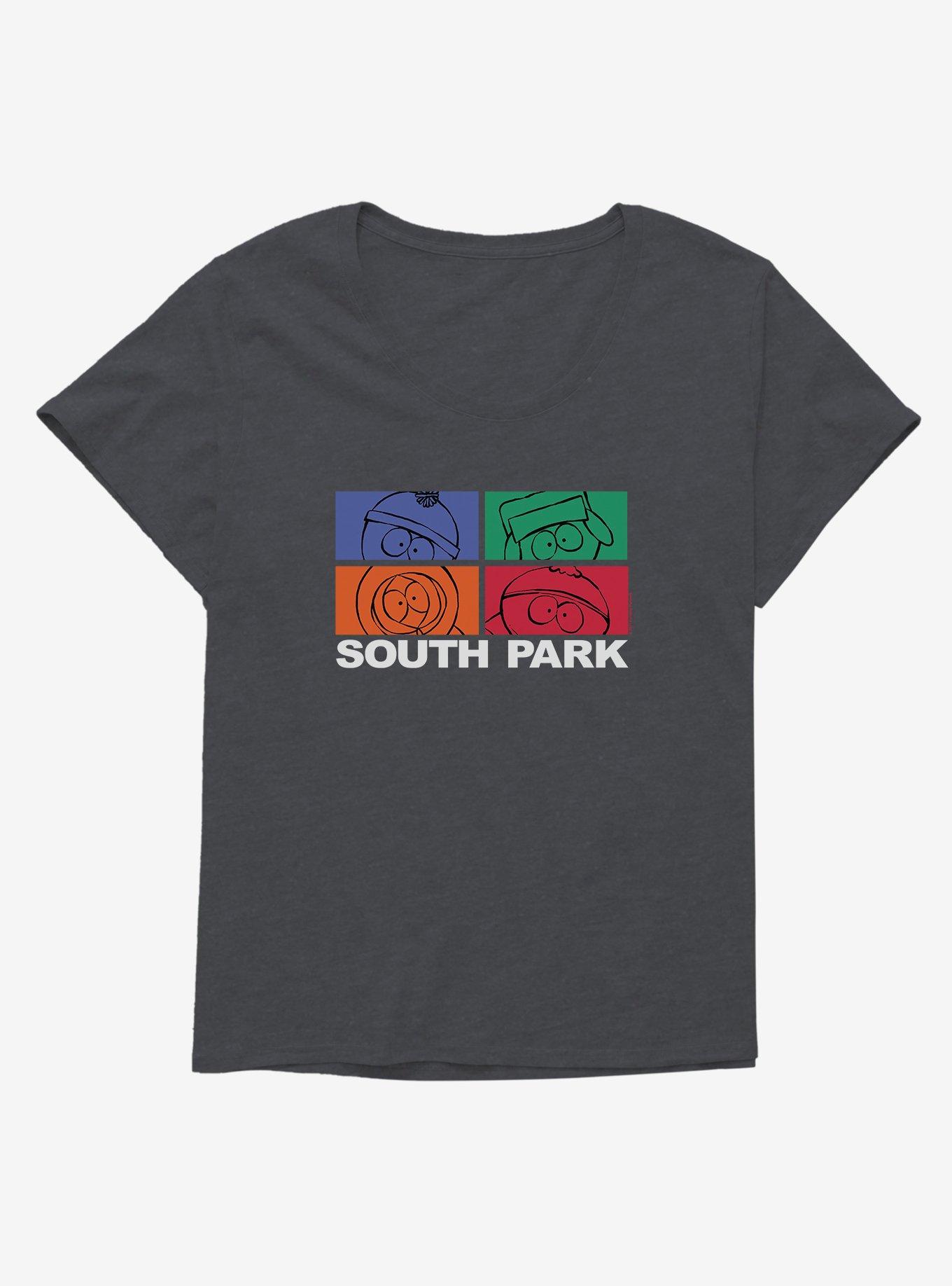 South Park Faces Girls T-Shirt Plus Size, , hi-res