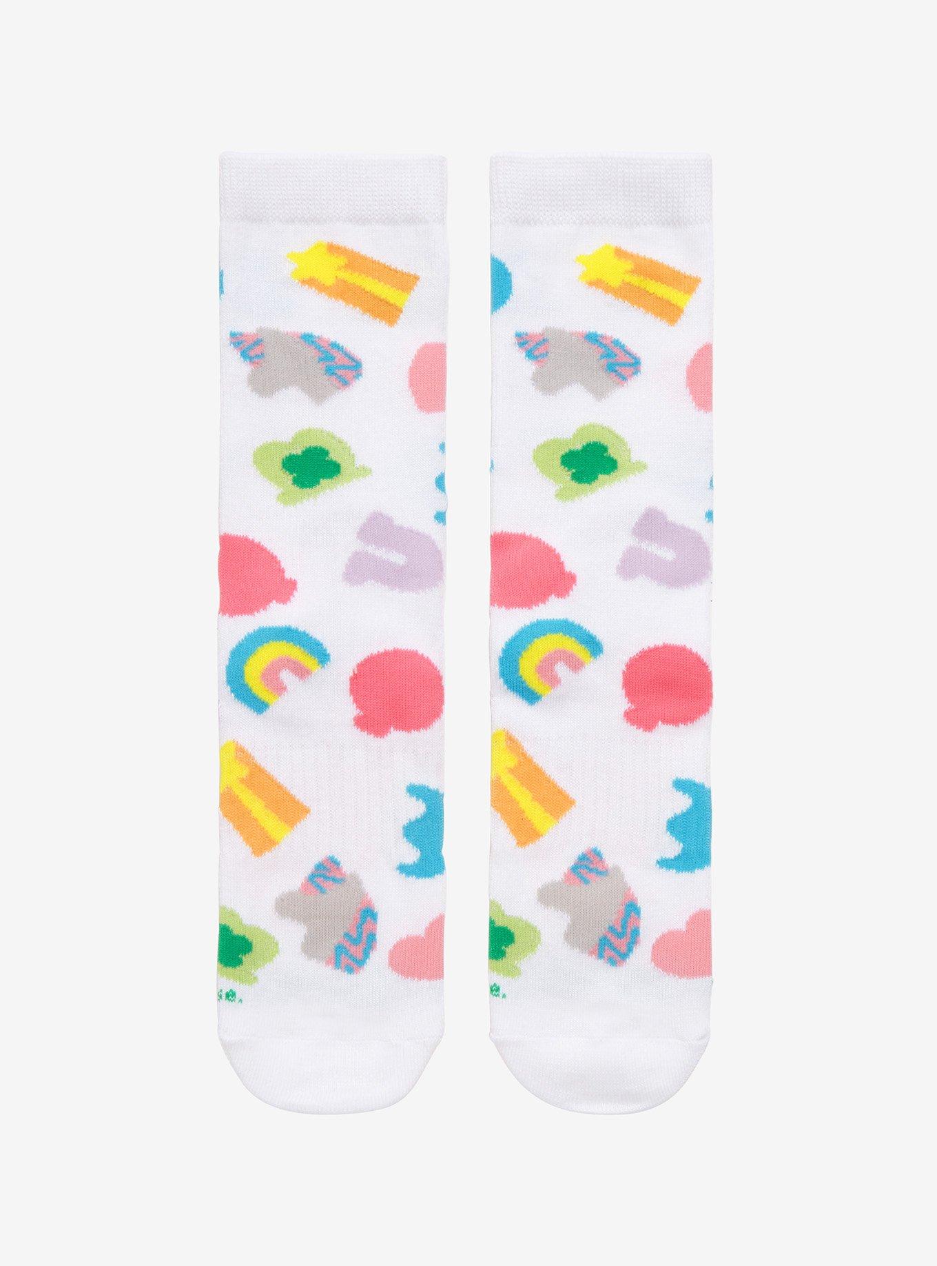 Lucky Charms Marshmallows Crew Socks, , hi-res