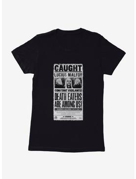 Harry Potter Lucius Malfoy Wanted Poster Womens T-Shirt, , hi-res