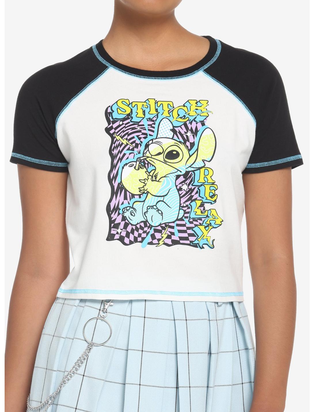 Her Universe Disney Lilo & Stitch Warped Raglan Baby T-Shirt, MULTI, hi-res