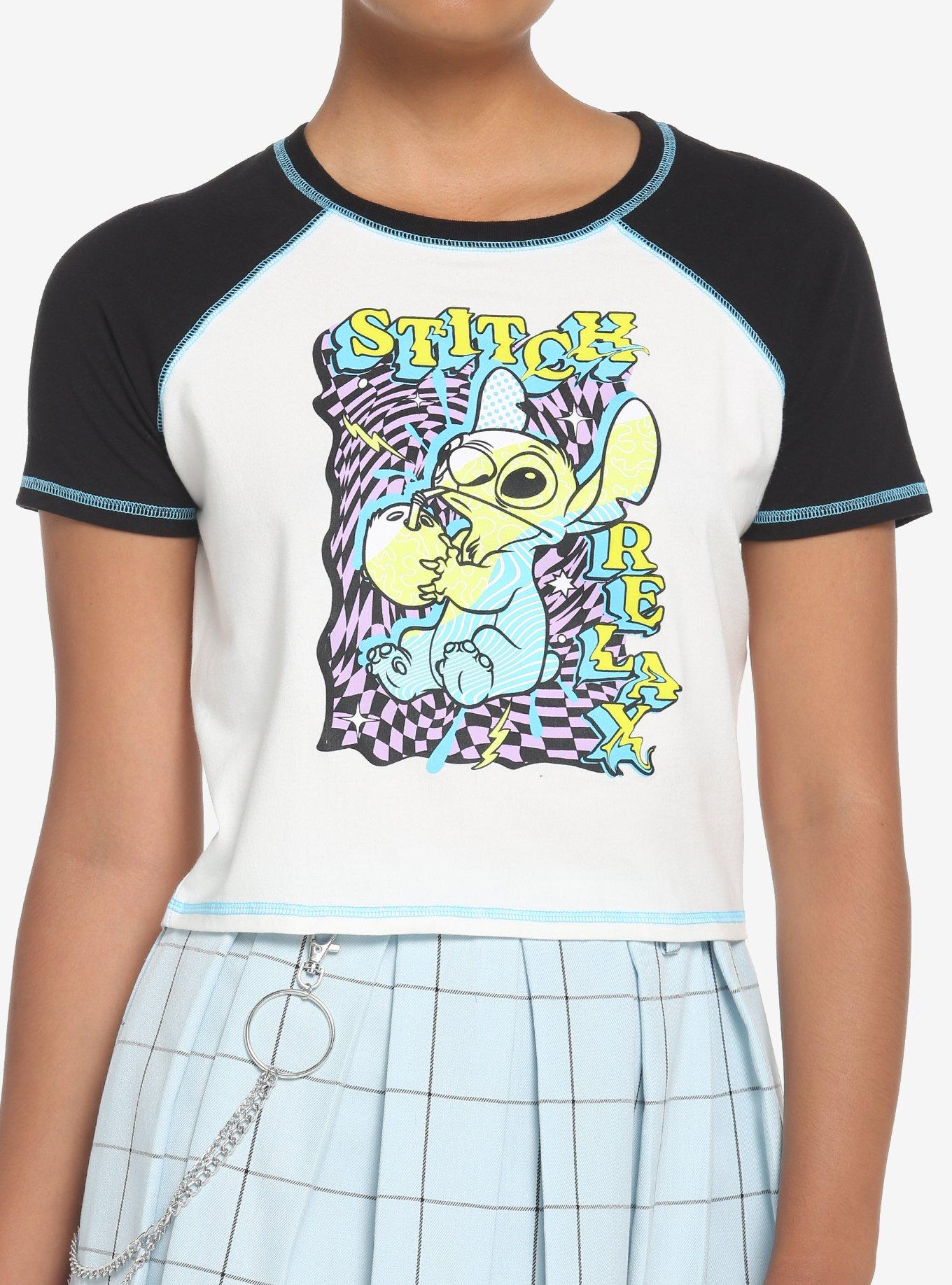 Her Universe Disney Lilo & Stitch Warped Raglan Baby T-Shirt, MULTI, hi-res