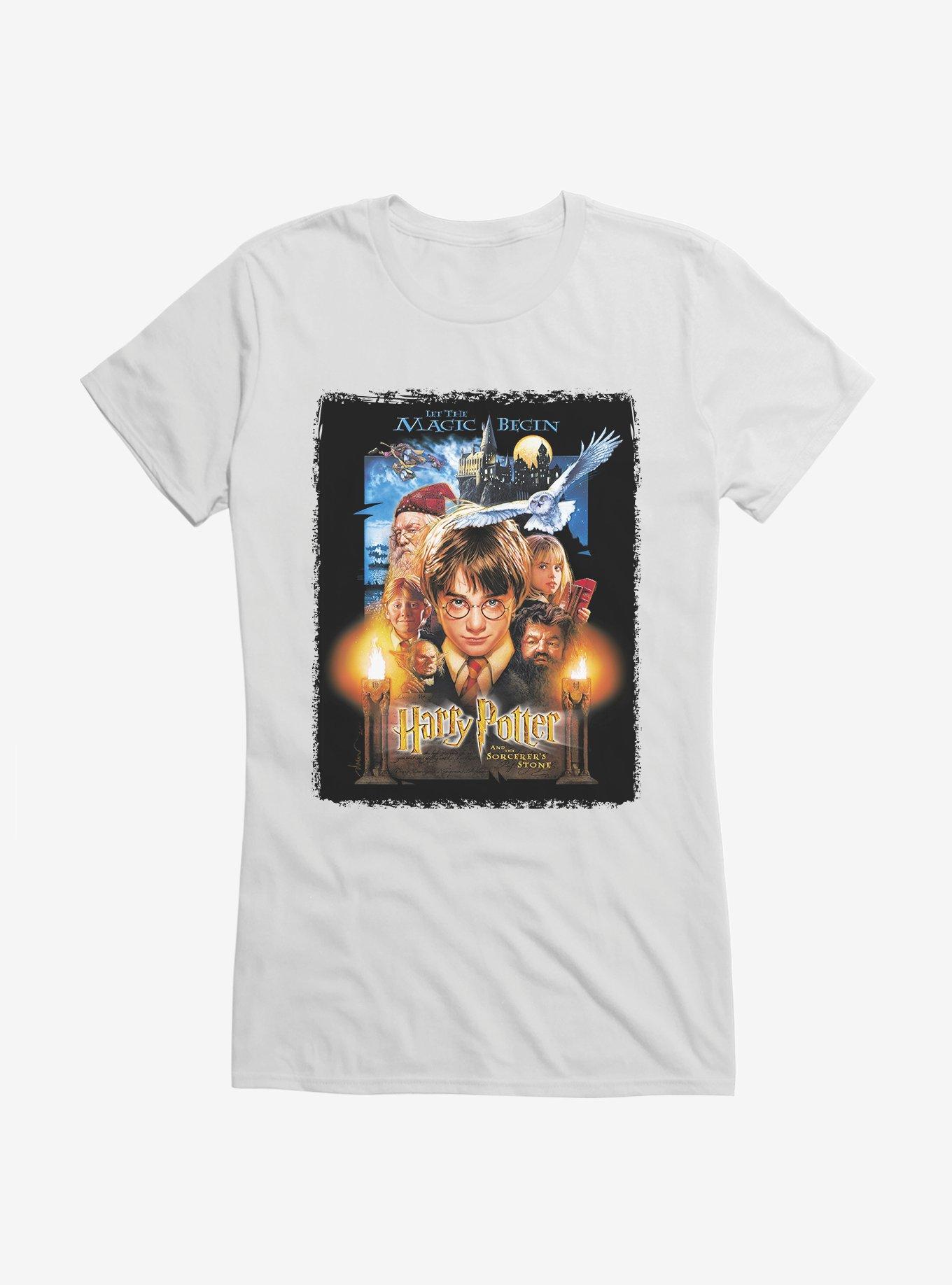 Harry Potter and the Sorcerer's Stone Movie Poster Girls T-Shirt, , hi-res
