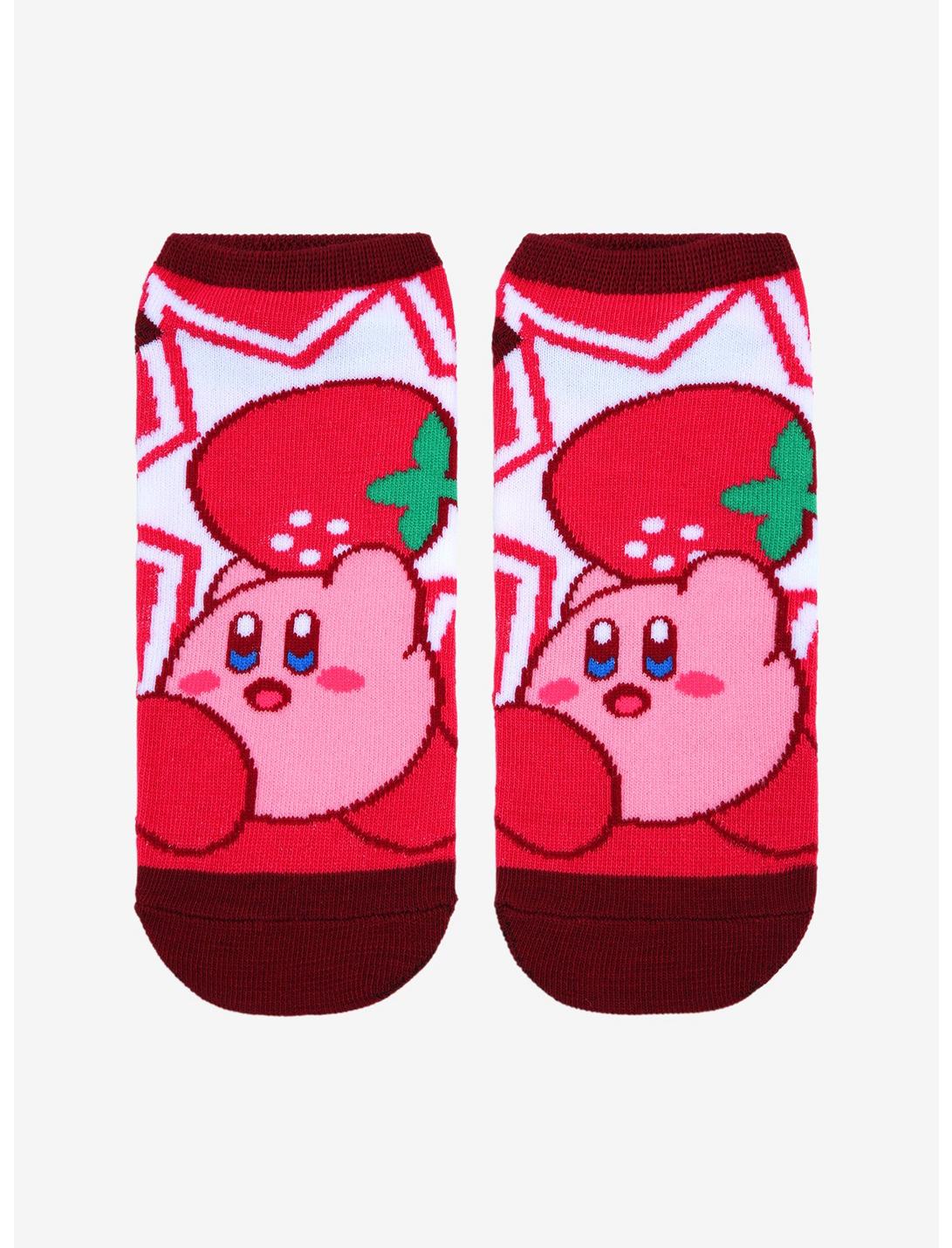 Kirby Strawberry No-Show Socks, , hi-res