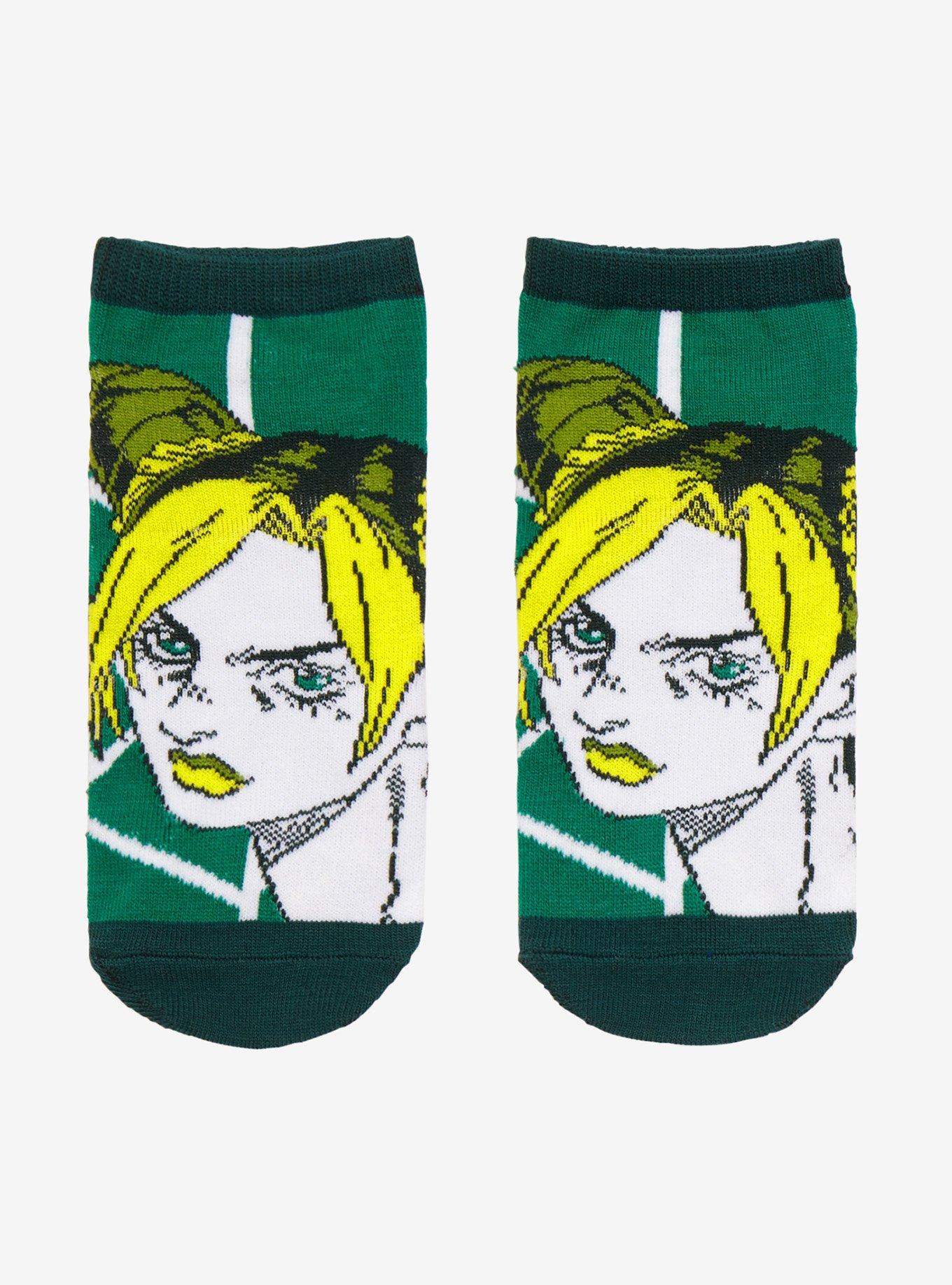 JoJo's Bizarre Adventure: Stone Ocean Jolyne Cujoh No-Show Socks, , hi-res