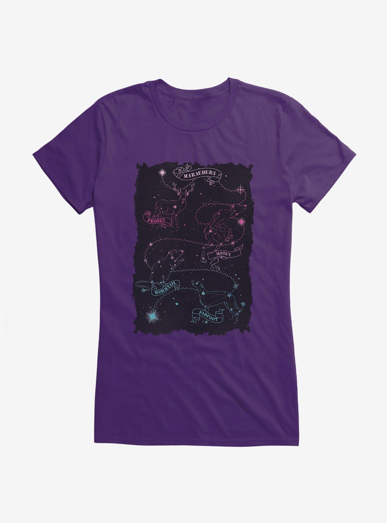 Harry Potter Marauder's Map Color Girls T-Shirt