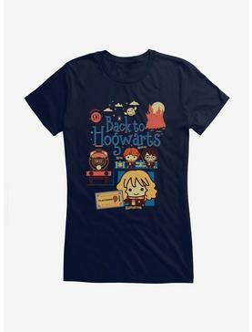 Harry Potter Platform 9 3/4 Chibi Art Girls T-Shirt, , hi-res