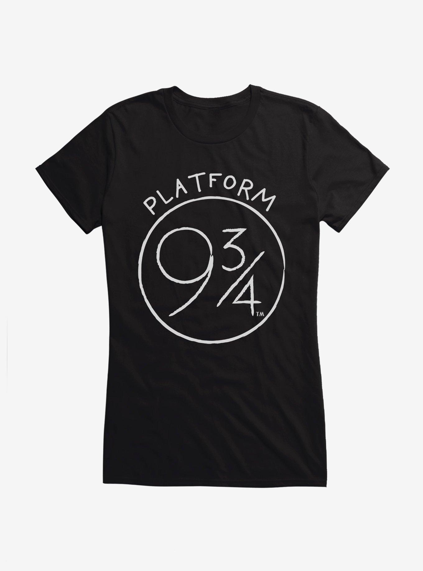 Harry Potter Platform 9 3/4 Sketch Girls T-Shirt