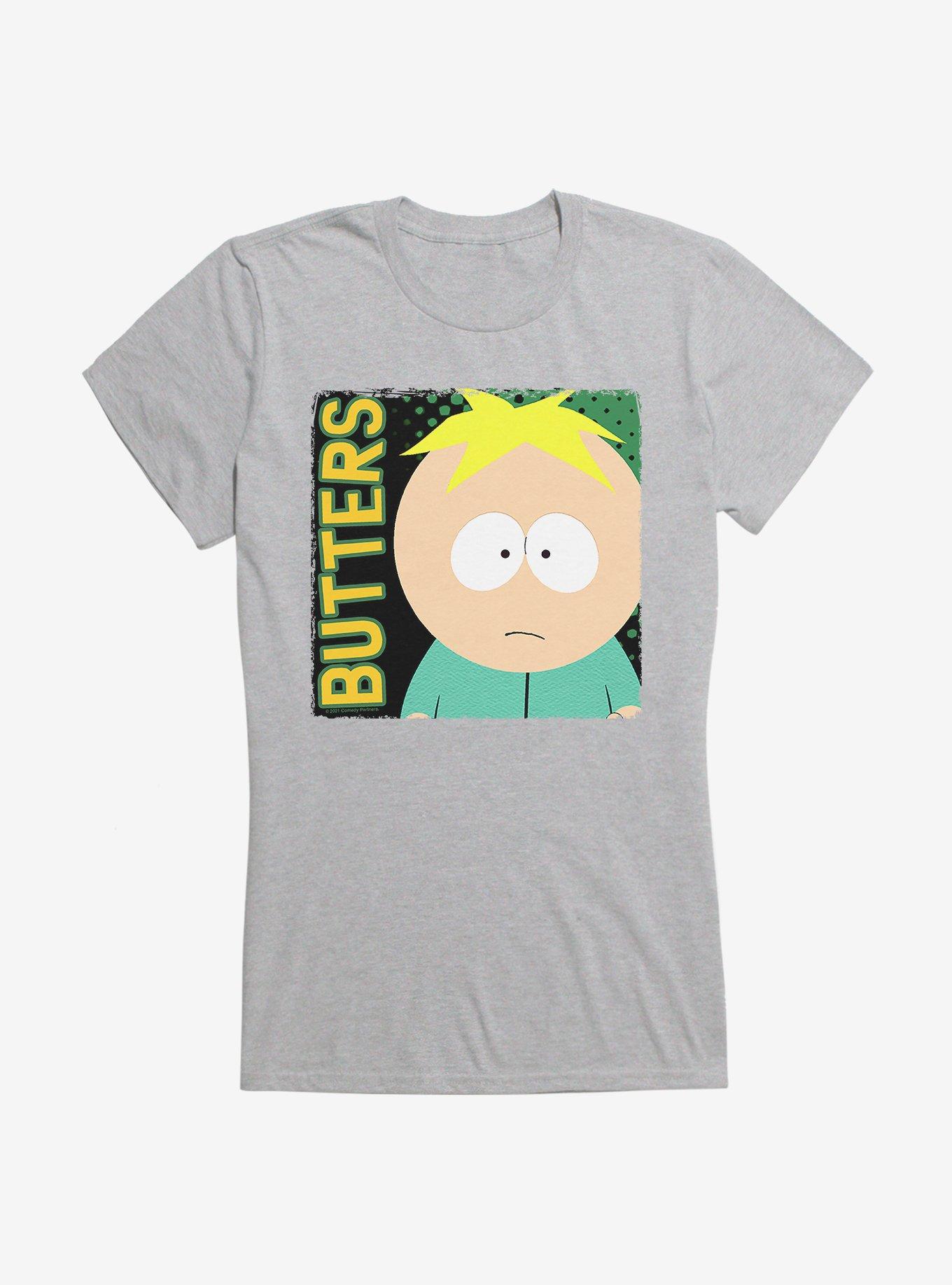 South Park Butters Intro Girls T-Shirt, HEATHER, hi-res
