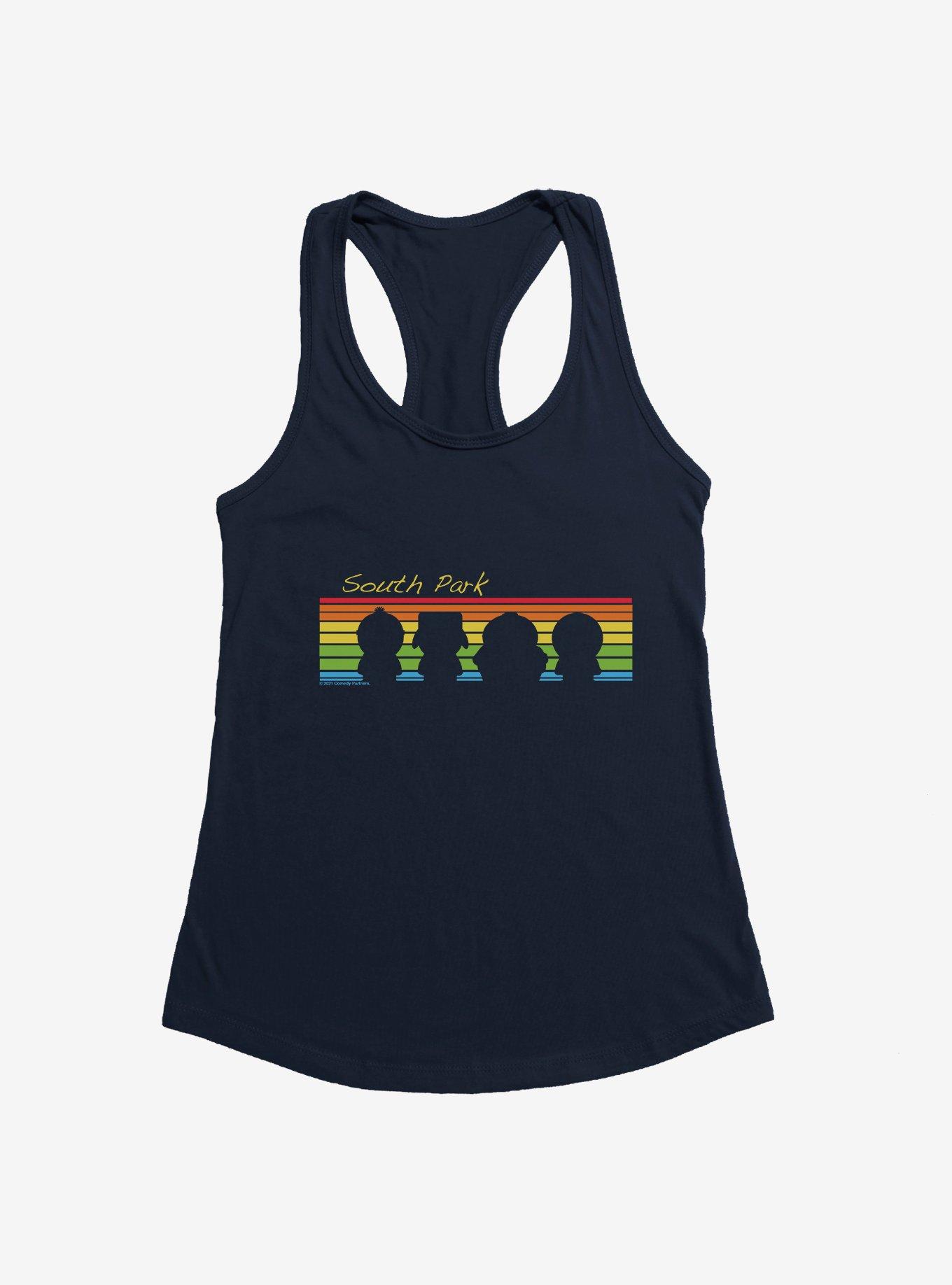 South Park Rainbow Silhouette Girls Tank, , hi-res