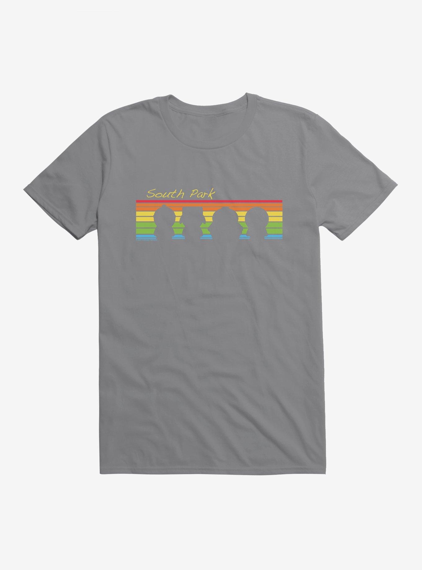South Park Rainbow Silhouette T-Shirt, , hi-res