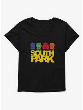 South Park Neat Yellow Logo Girls T-Shirt Plus Size, , hi-res