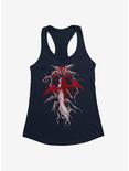 Fairies By Trick Red Rose Fairy Girls Tank, NAVY, hi-res