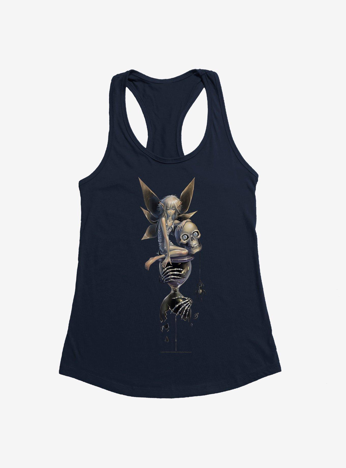 Fairies By Trick Skull Fairy Girls Tank, NAVY, hi-res