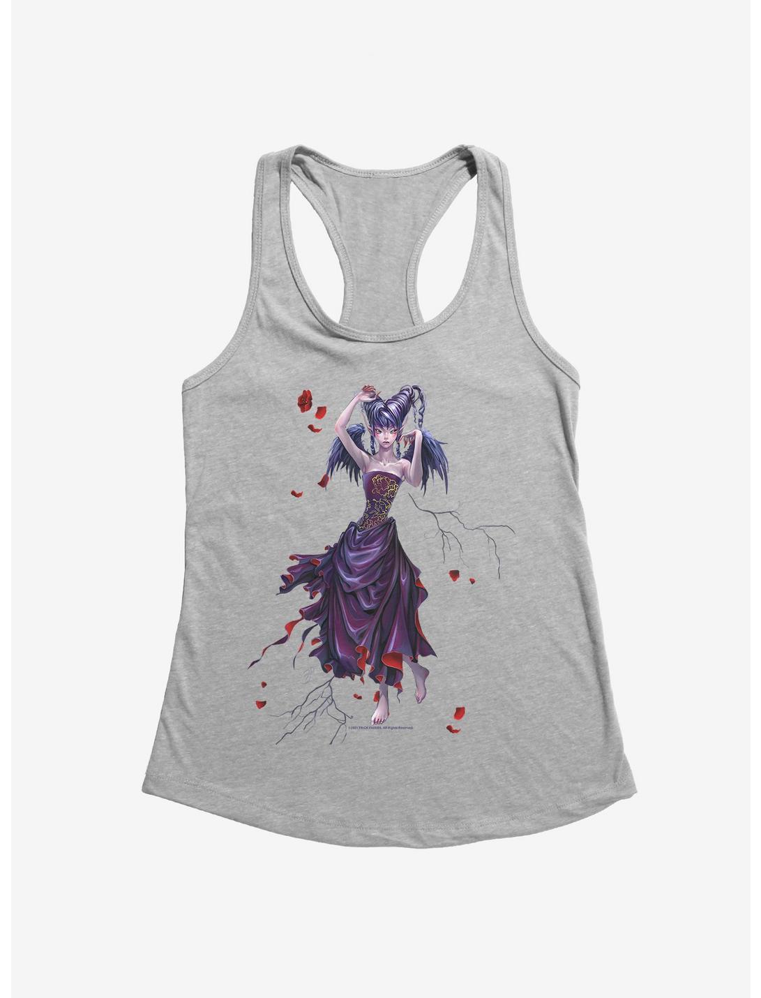 Fairies By Trick Drippy Roses Fairy Girls Tank, HEATHER, hi-res