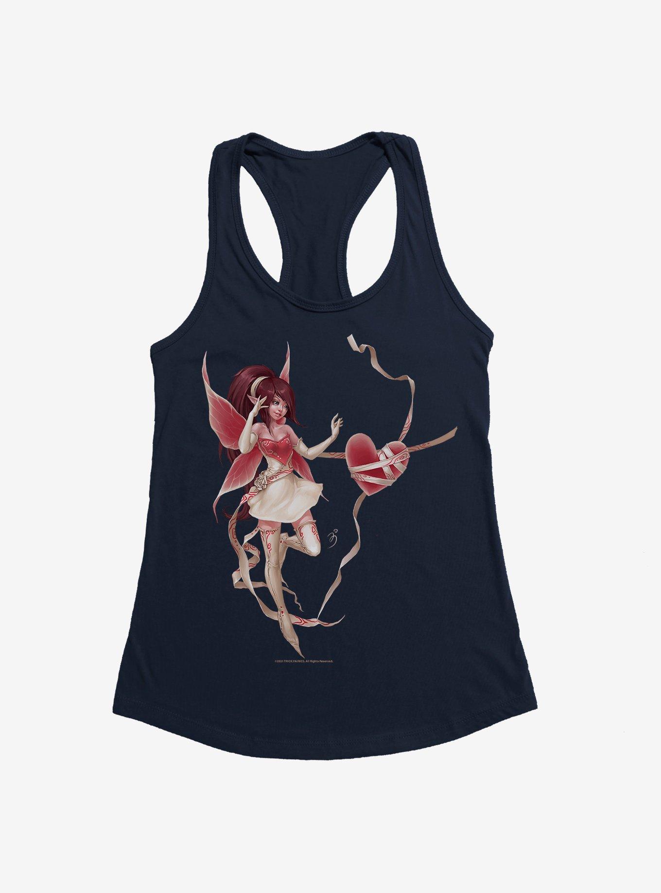 Fairies By Trick Lovely Fairy Girls Tank, NAVY, hi-res
