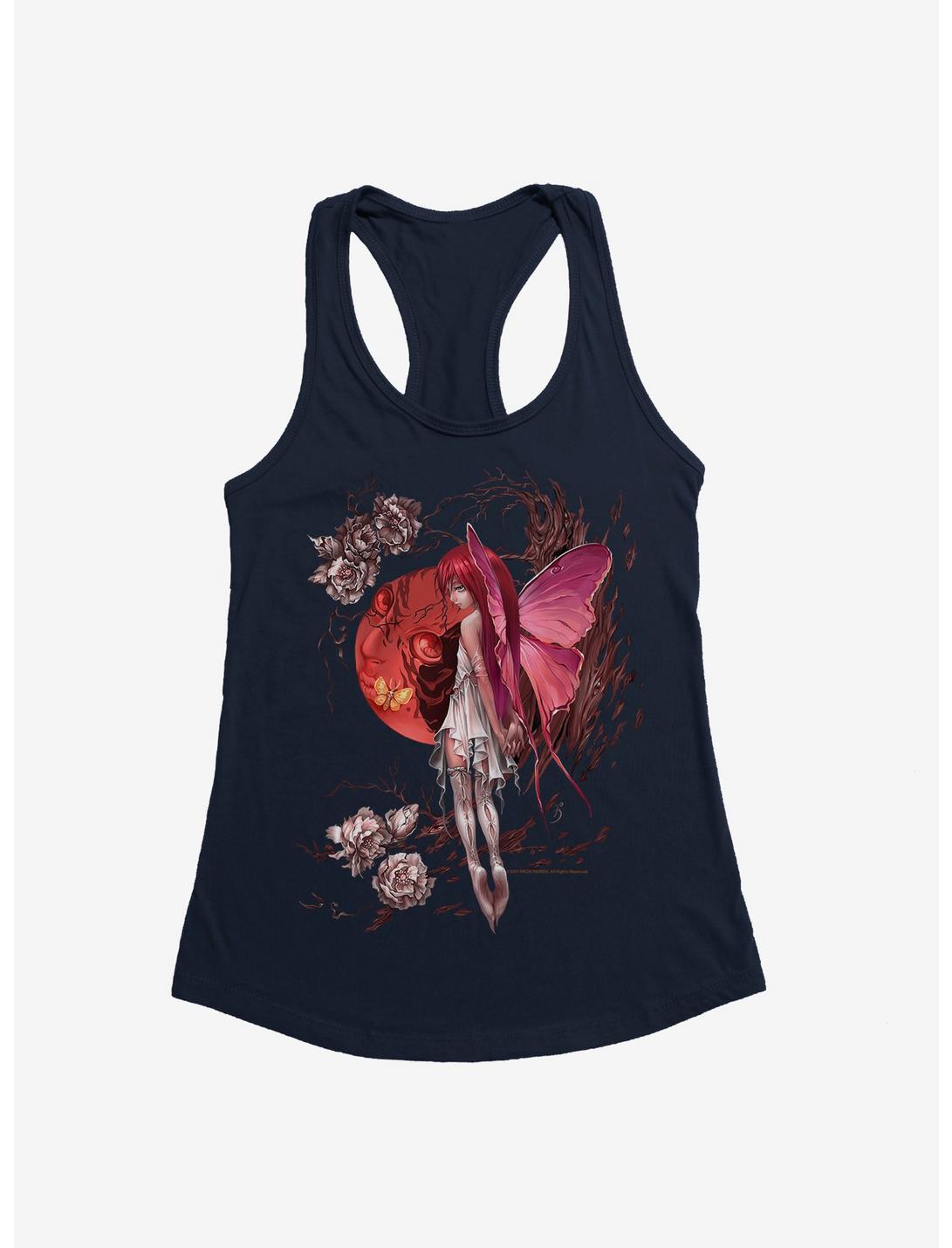 Fairies By Trick Red Moon Fairy Girls Tank, NAVY, hi-res