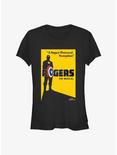Marvel's Hawkeye Rogers: The Musical Poster Girl's T-Shirt, BLACK, hi-res