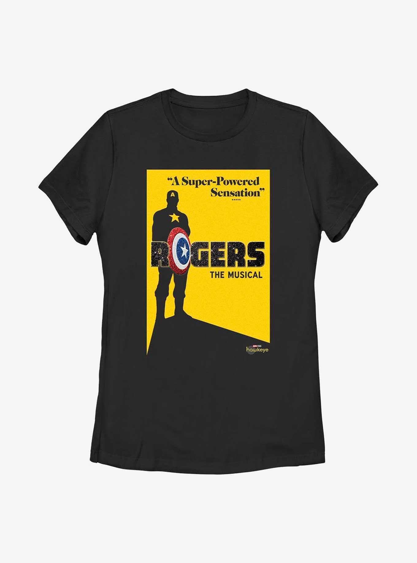 Marvel Hawkeye Rogers: The Musical Poster Womens T-Shirt, , hi-res