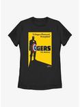 Marvel Hawkeye Rogers: The Musical Poster Womens T-Shirt, BLACK, hi-res