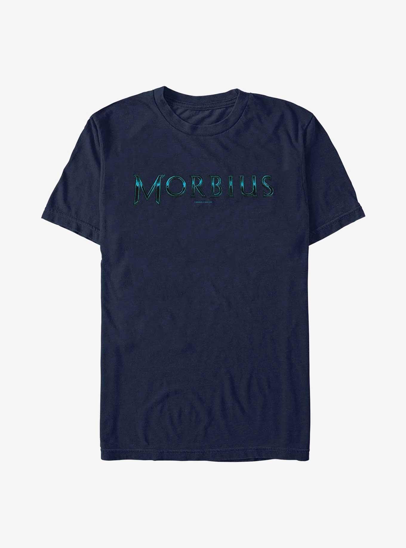 Marvel Morbius Logo T-Shirt, NAVY, hi-res