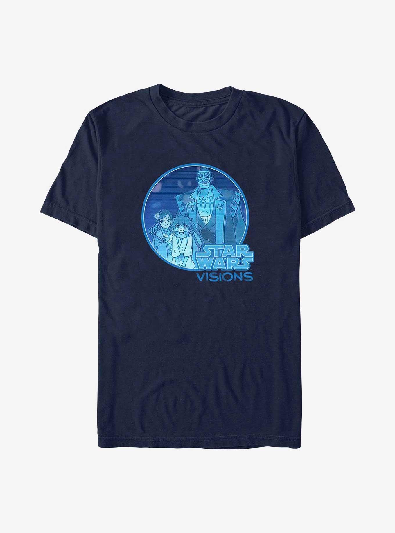 Star Wars: Visions Once A Family T-Shirt, NAVY, hi-res