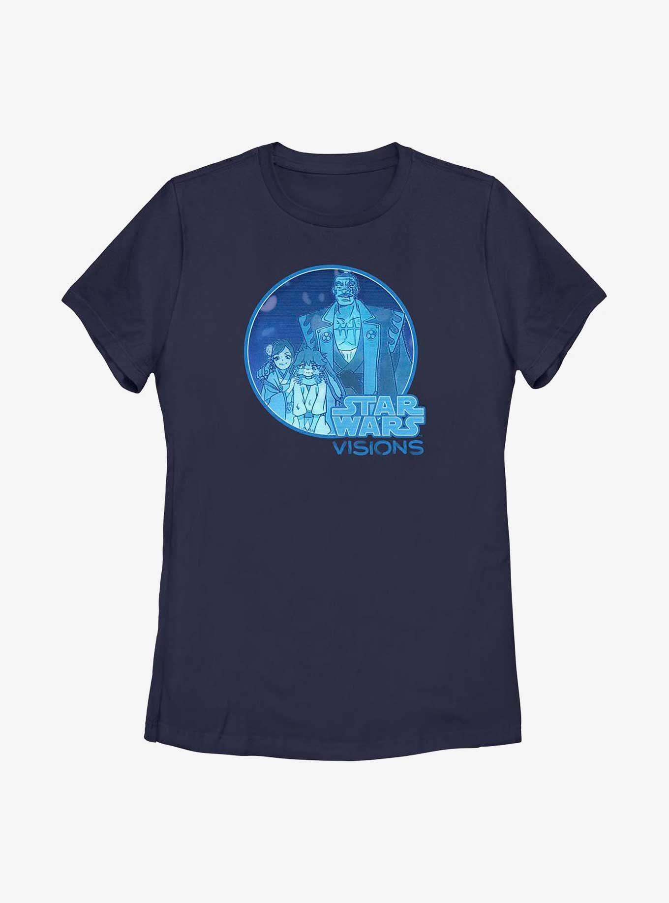 Star Wars: Visions Once A Family Womens T-Shirt, NAVY, hi-res