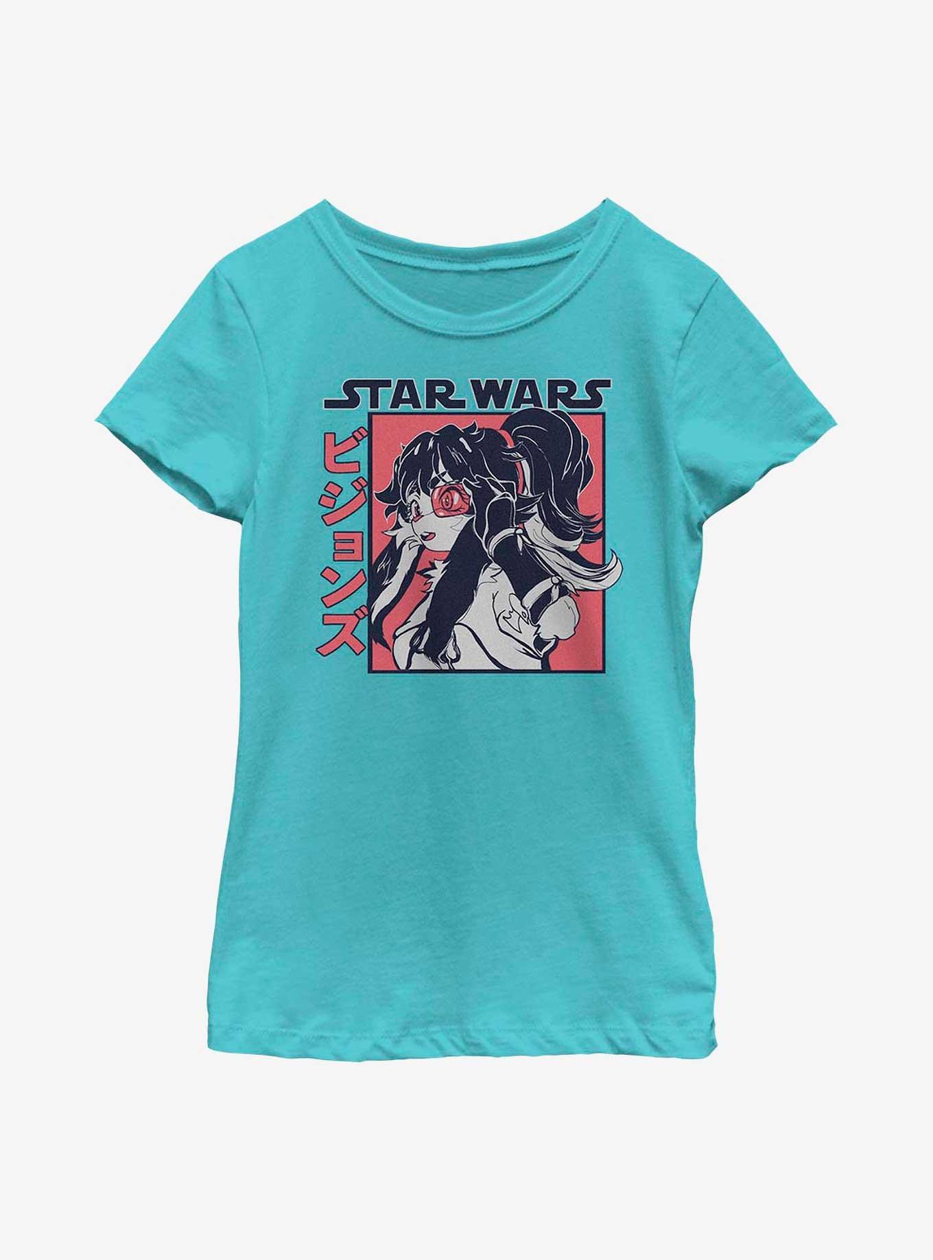 Star Wars: Visions Scouting Lop Youth Girls T-Shirt, TAHI BLUE, hi-res