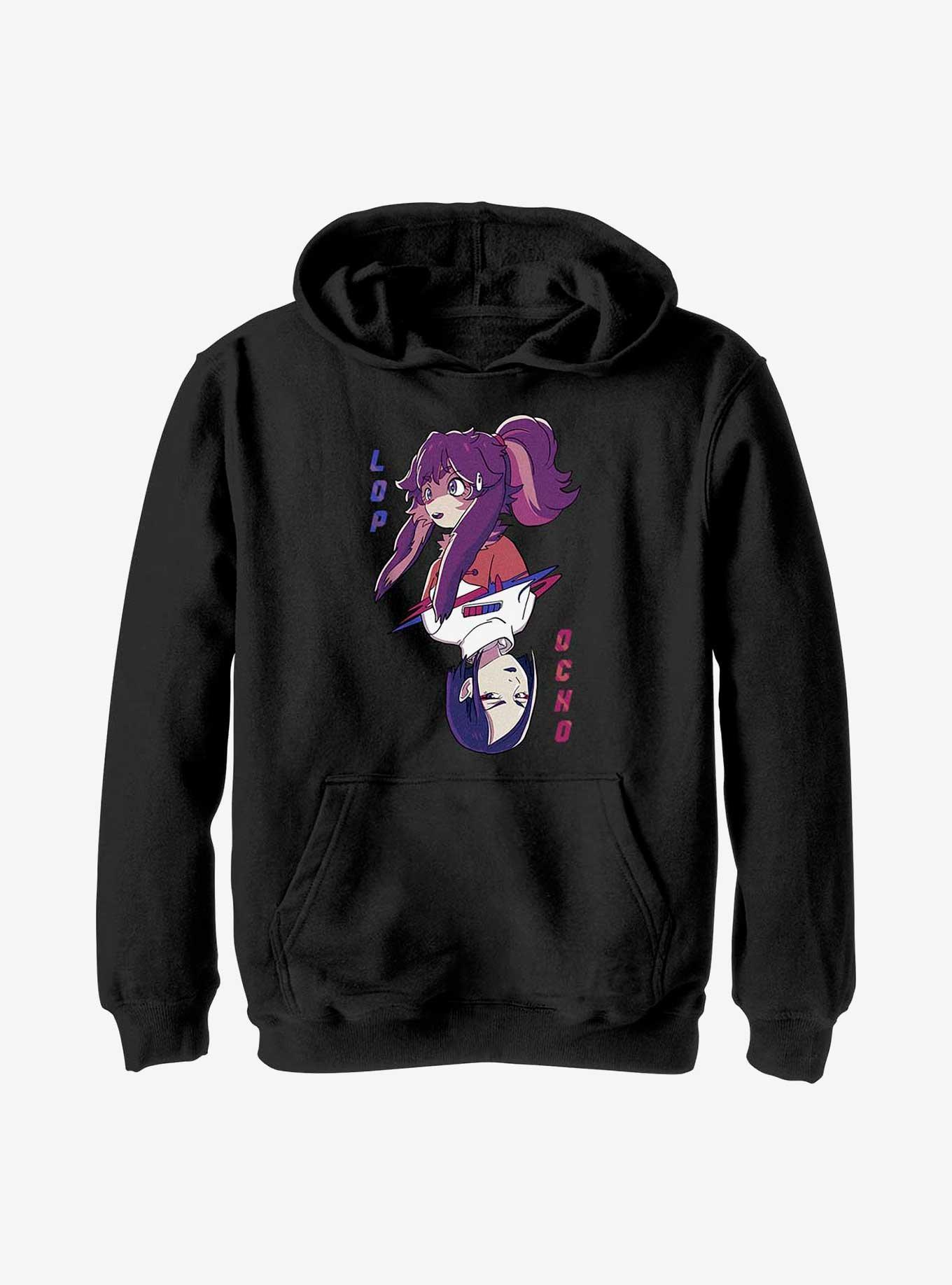 Star Wars: Visions Lop & Ocho Rival Card Youth Hoodie, , hi-res