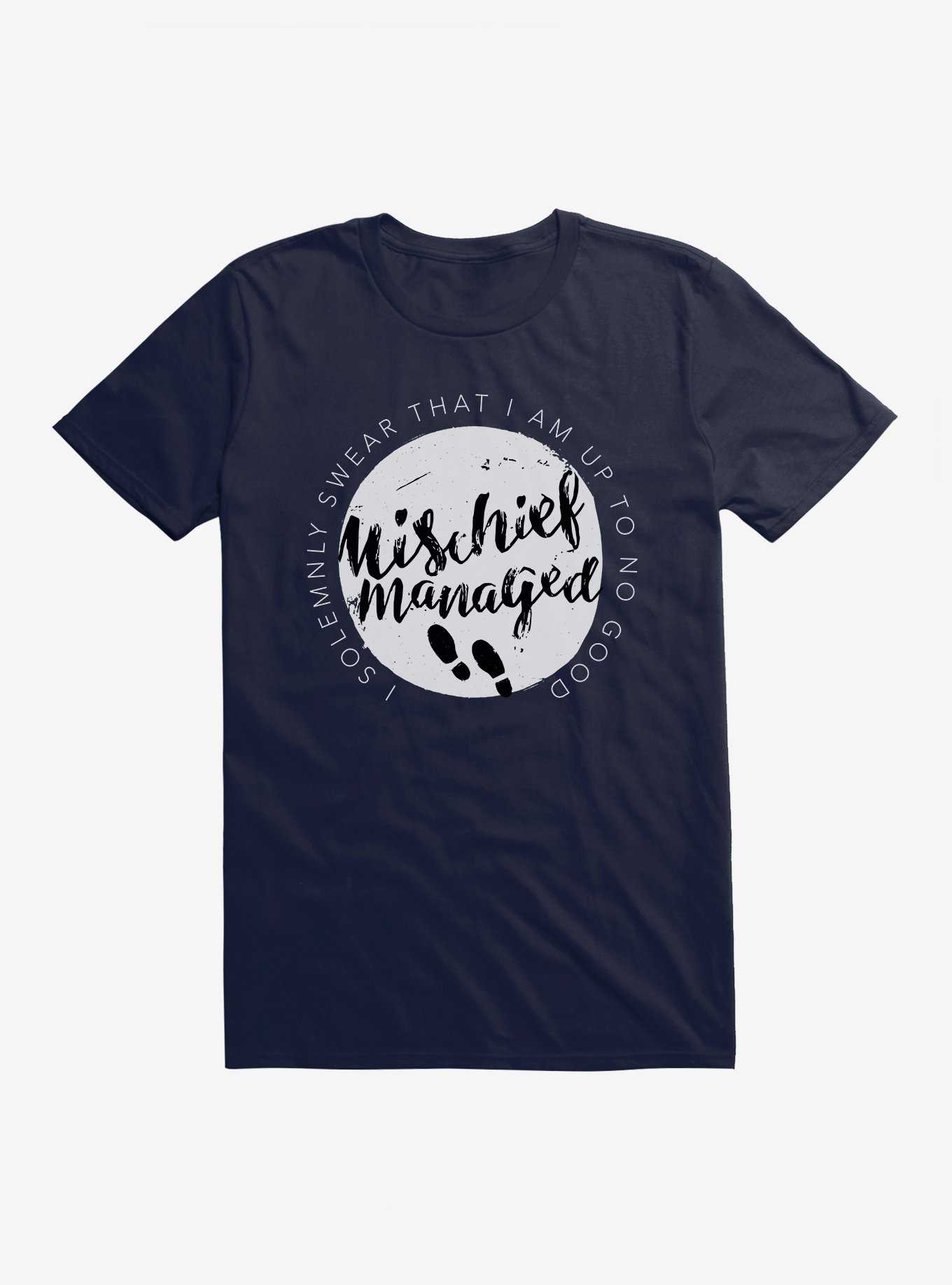 Harry Potter Mischief Managed Circular Logo T-Shirt, , hi-res