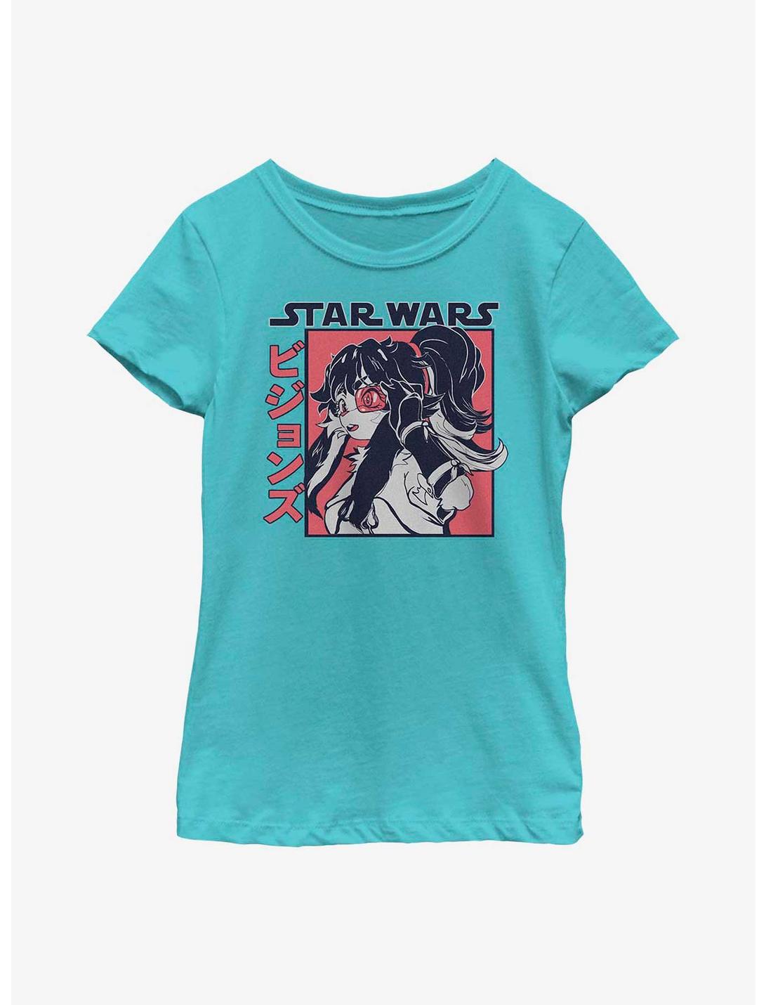 Star Wars: Visions Scouting Lop Youth Girls T-Shirt, TAHI BLUE, hi-res