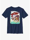 Star Wars: Visions Cherry Blossom Lop Youth T-Shirt, NAVY, hi-res