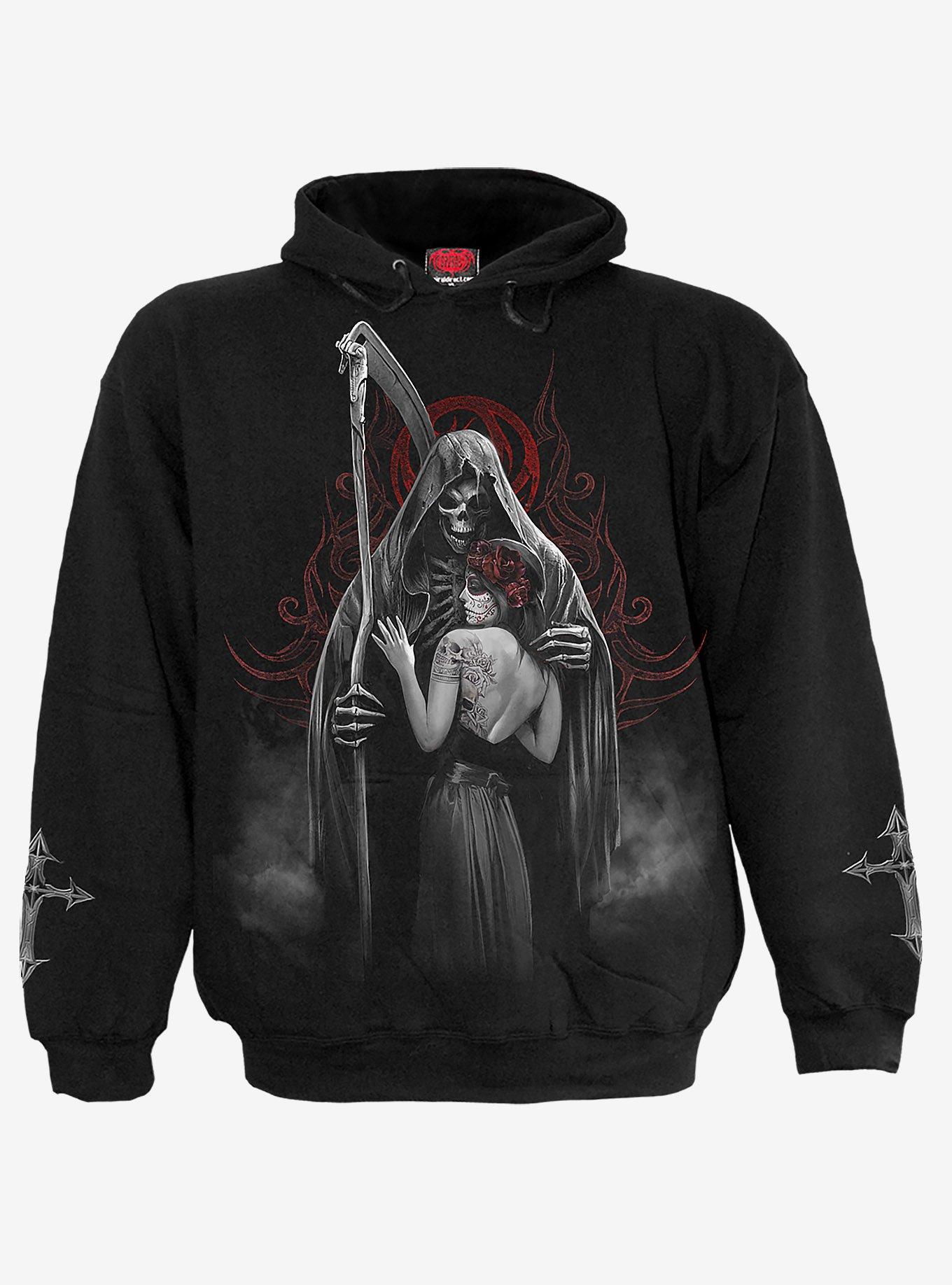 Dead Kiss Hoodie, BLACK, hi-res