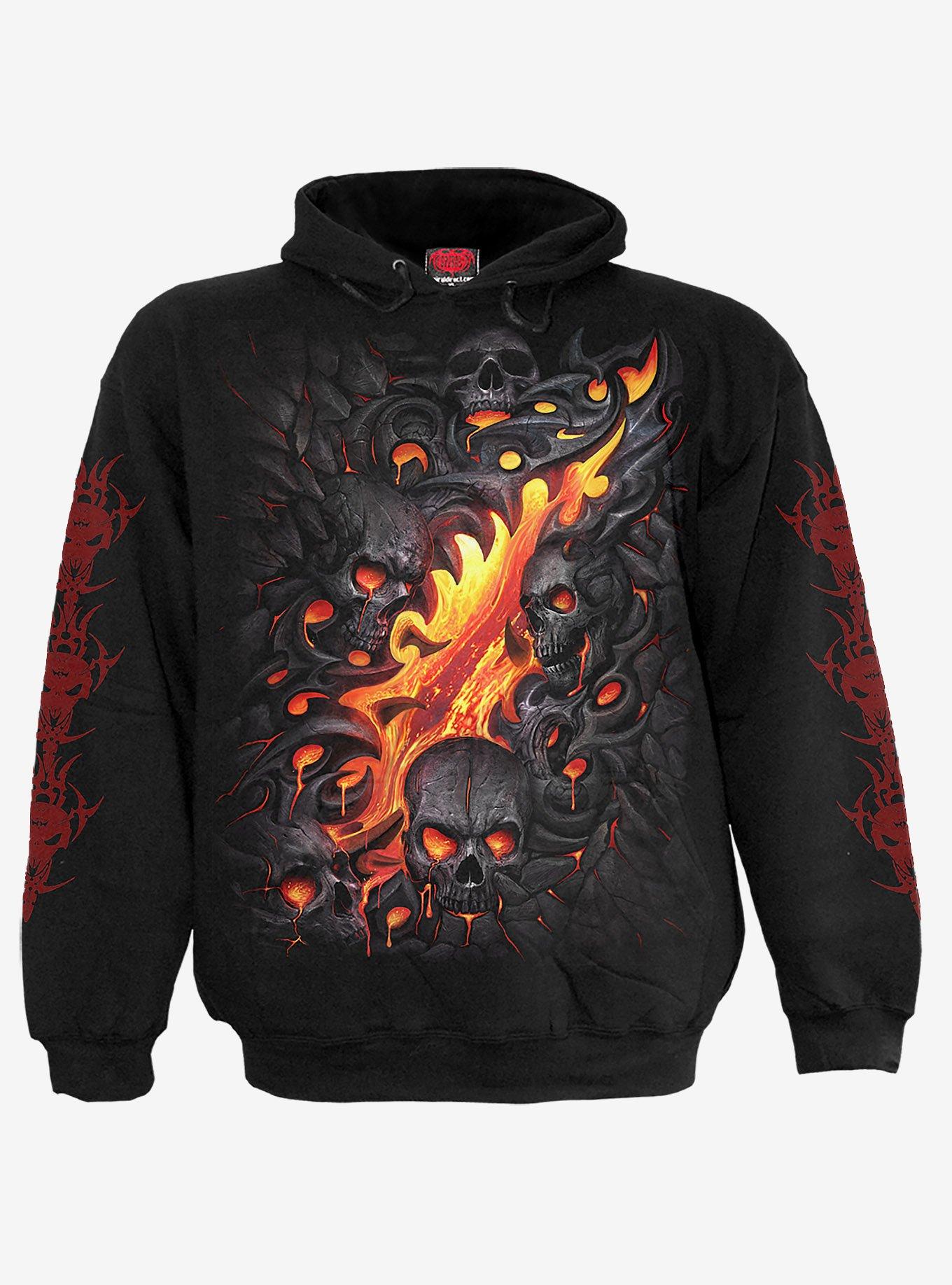 Skull Lava Hoodie | Hot Topic