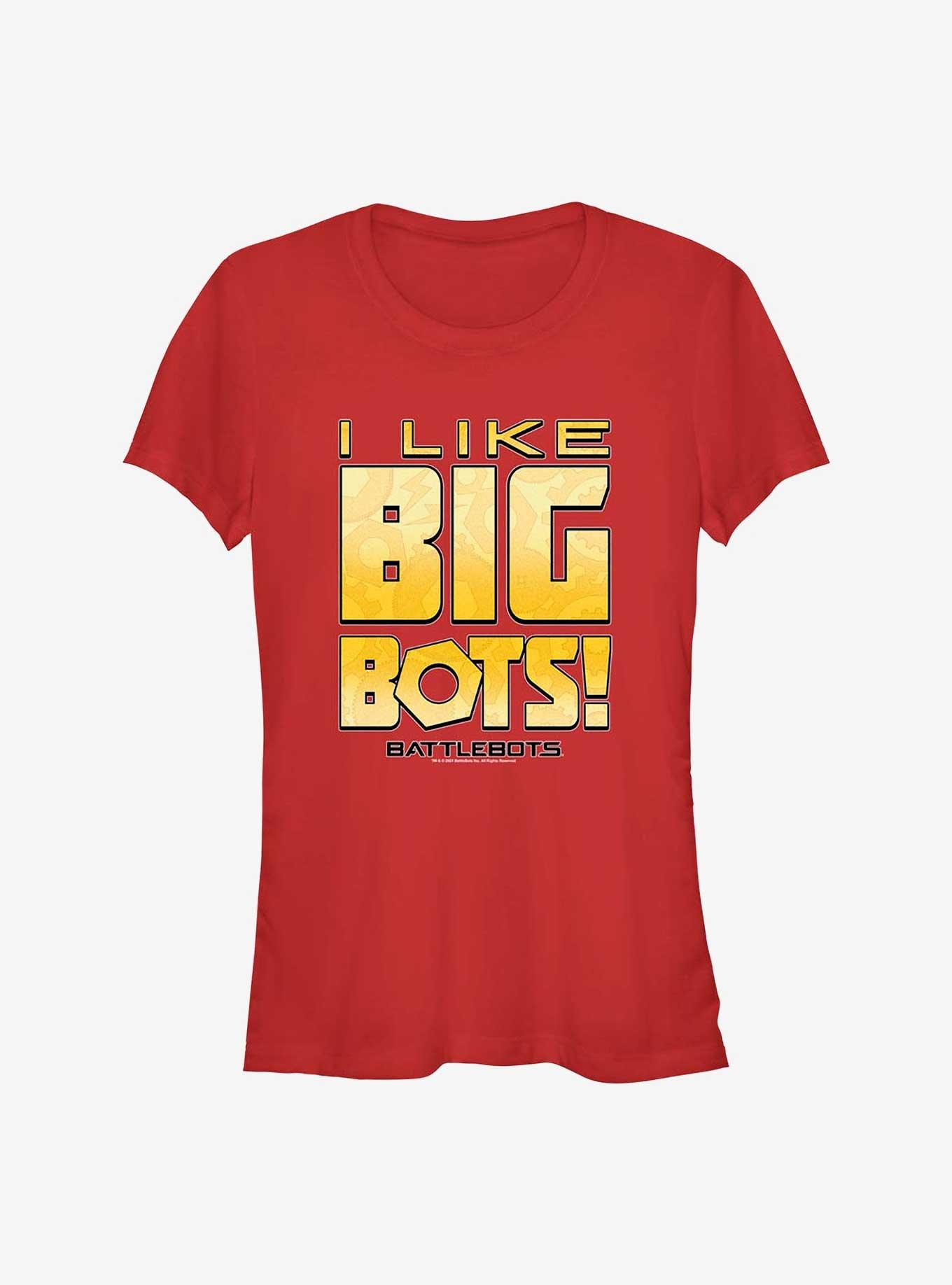 BattleBots Big Bots Girls T-Shirt, RED, hi-res
