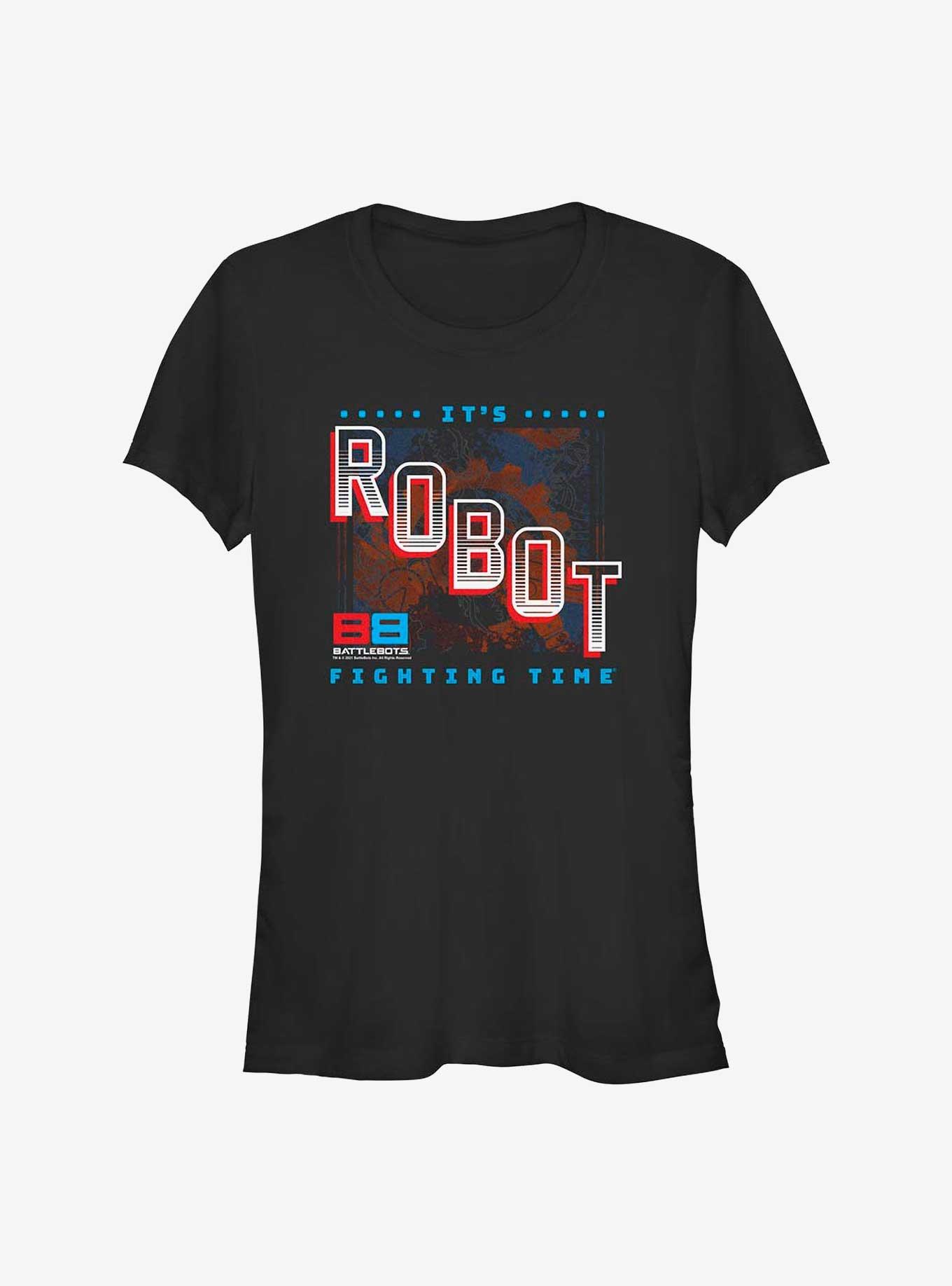 BattleBots Fighting Time Girls T-Shirt, BLACK, hi-res
