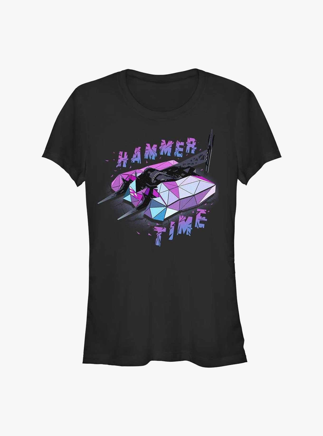 BattleBots Hammer Time Girls T-Shirt, BLACK, hi-res