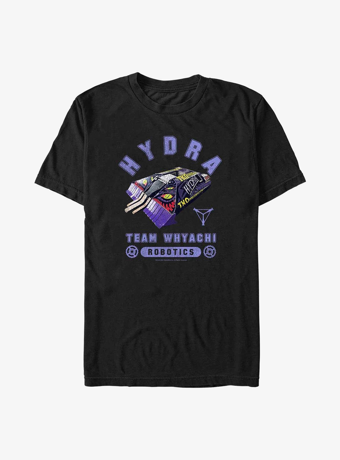 BattleBots Hydra Class Team Whyachi T-Shirt, BLACK, hi-res