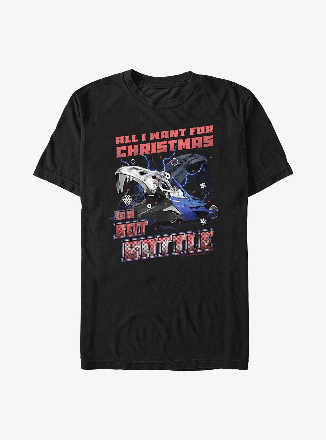 BattleBots All I Want For Christmas Bots T-Shirt, BLACK, hi-res