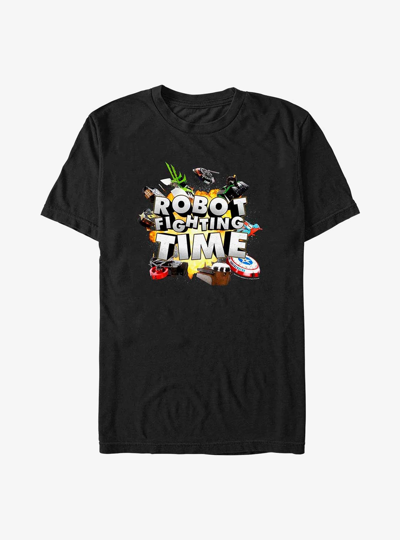BattleBots Robot Fighting Time T-Shirt, BLACK, hi-res
