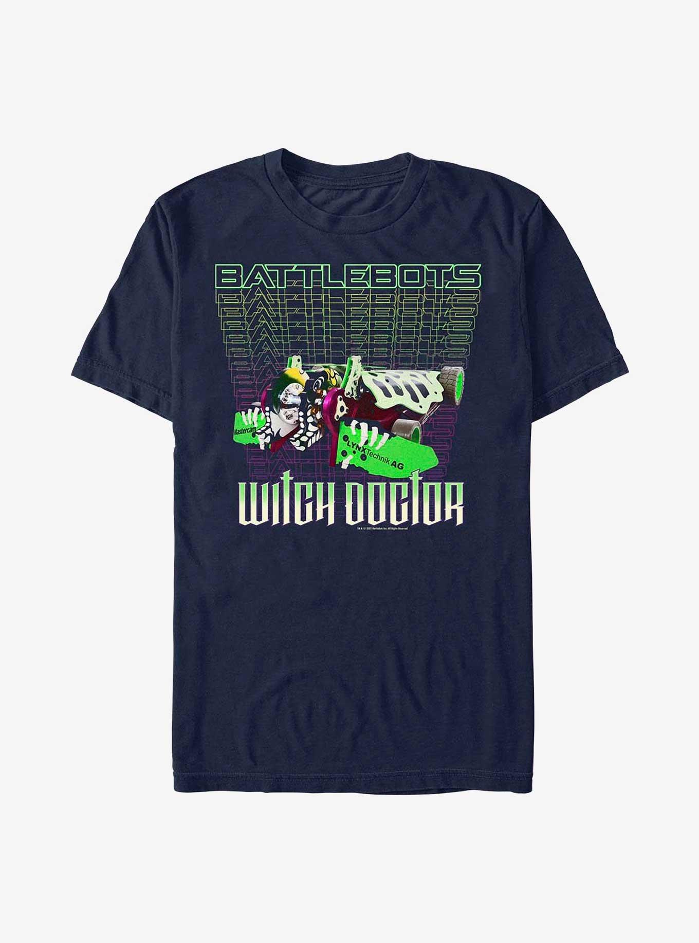 BattleBots Witch Doctor T-Shirt, NAVY, hi-res
